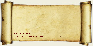 Nina Bilić vizit kartica